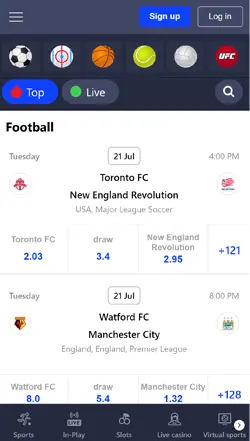 betmaster mobile screenshot