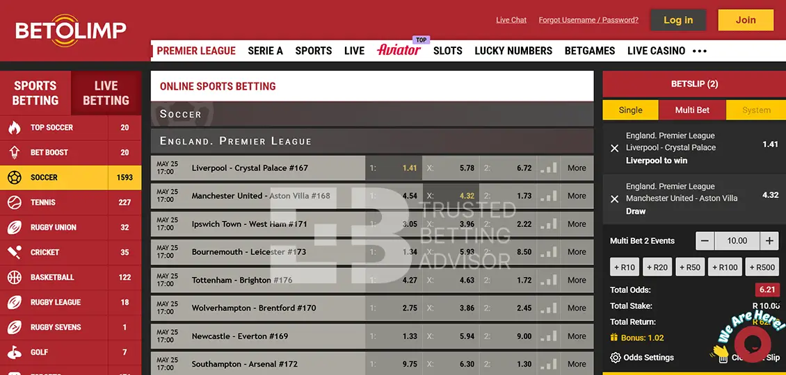BetOlimp Sports Betting