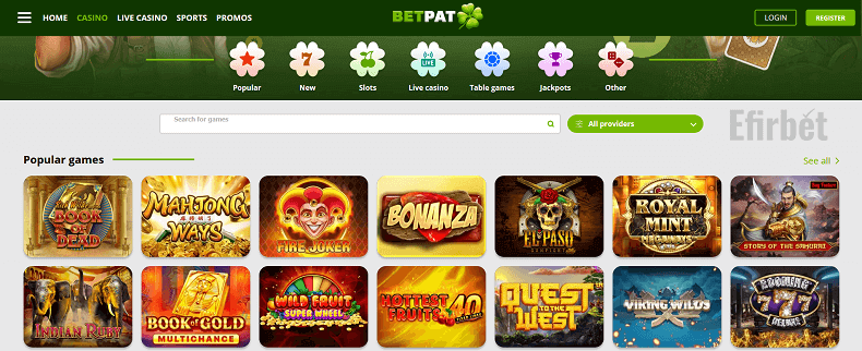 BetPat website