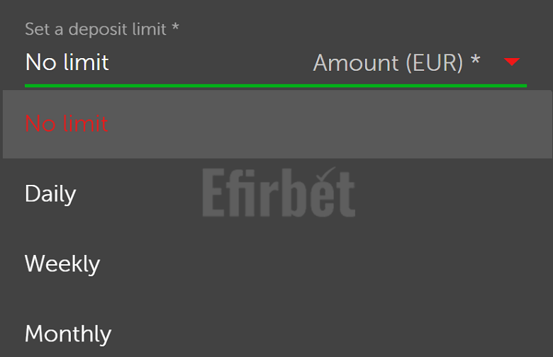 Betsafe deposit limits
