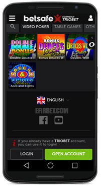 Betsafe poker app