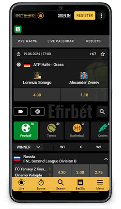 Betshezi Android App Live Sports