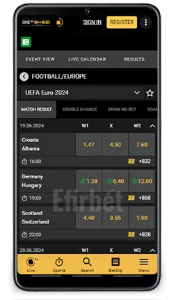 Betshezi Android App Sports Betting