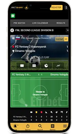 Betshezi iOS App Live Betting