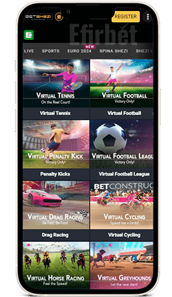 Betshezi iOS App Virtual Sports