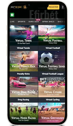 Betshezi iOS App Virtual Sports