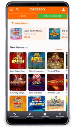 Betsson Mobile Casino Games