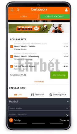 Betsson App Sports Betting