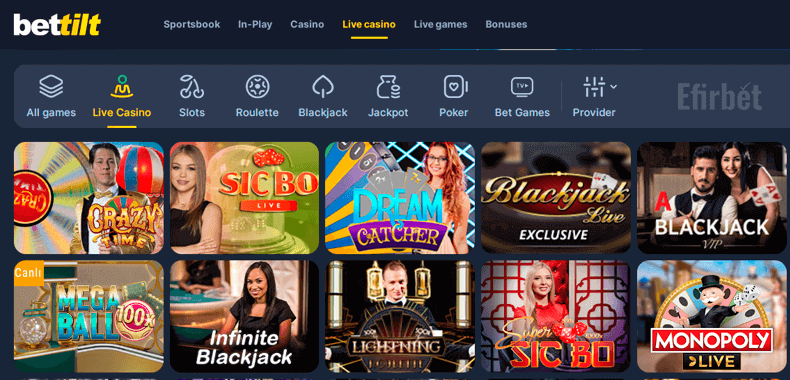 Bettilt live casino