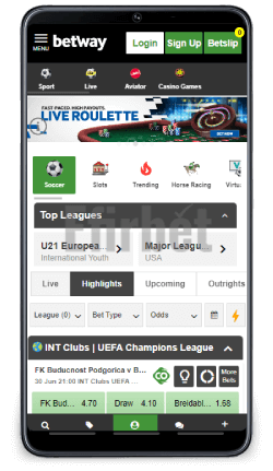 Betway Android app