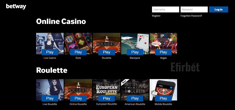 Betway casino