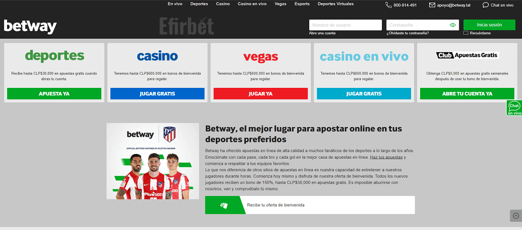 Betway Chile