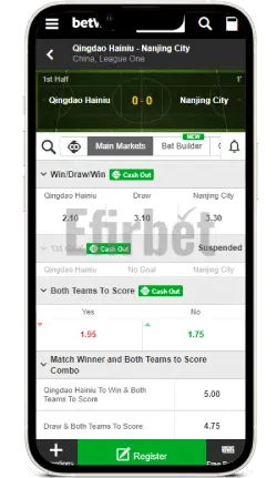 Betway iOS mobile app