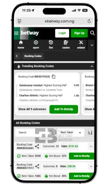 Betway ios app sports