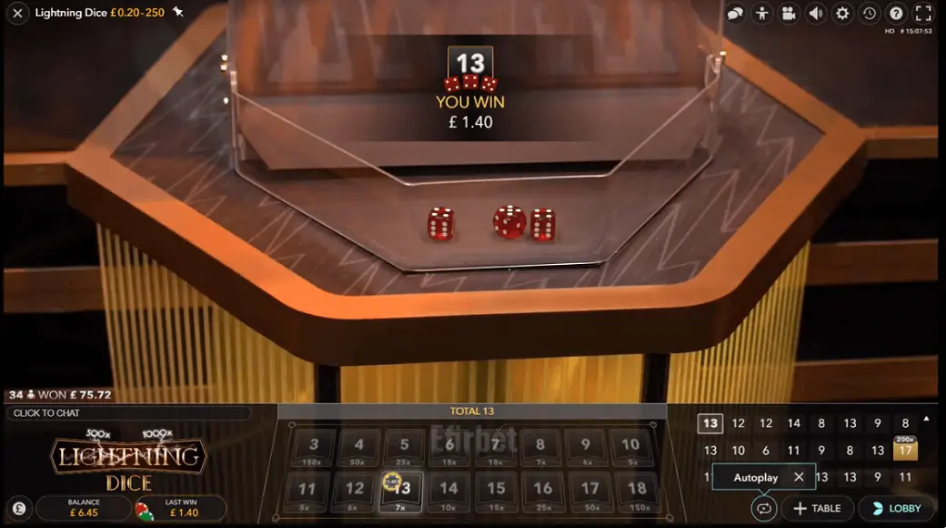 Best Lightning Dice Betway Strategy