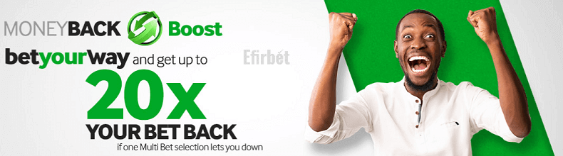 Betway Money-Back boost