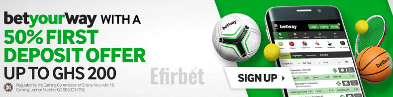 Betway sports welcome bonus