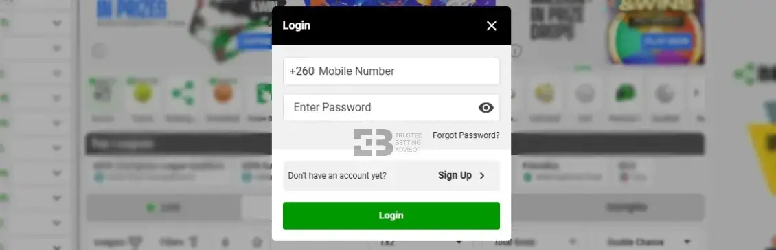 Betway ZA Login