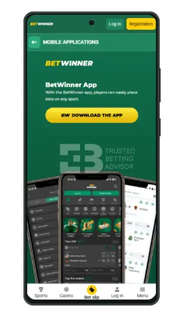 Betwinner android app download