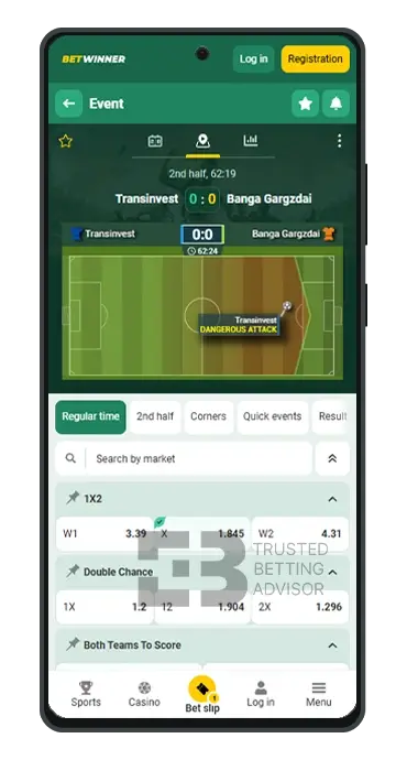 Betwinner Android App Nigeria Live Betting