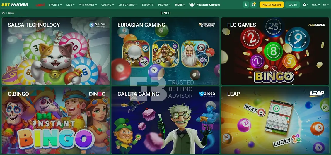 Betwinner Nigeria Bingo