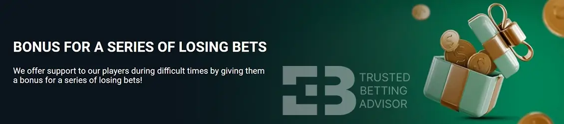 Betwinner Bonus For A Series Of Losing Bets