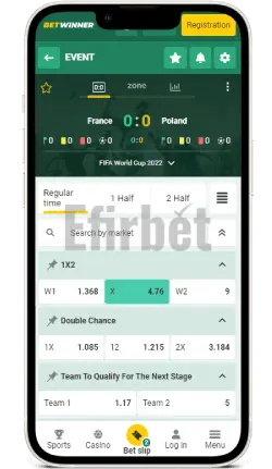 Betwinner ombile app in-play