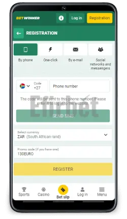 Betwinner mobile app registration