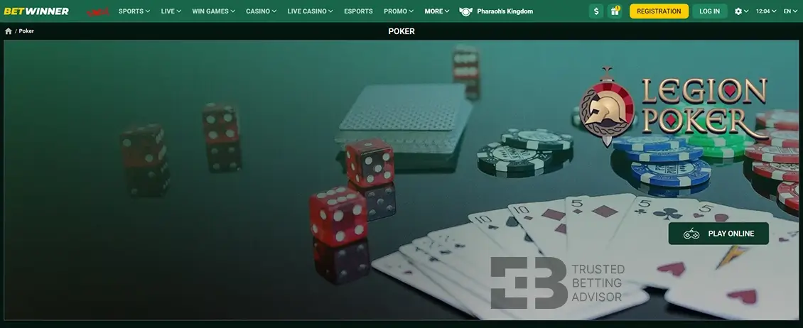 Betwinner Nigeria Poker