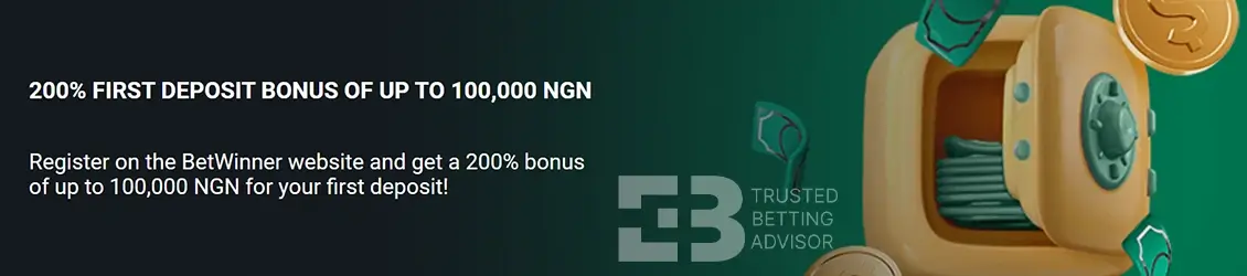 Betwinner Nigeria Sports Welcome Bonus