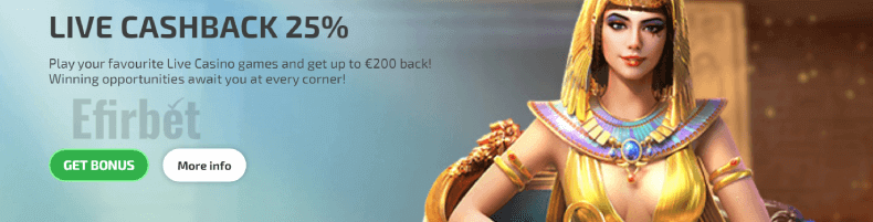 BoaBoa Casino Live Cashback