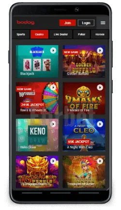 Bodog mobile casino