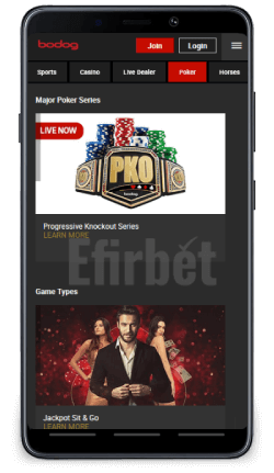 Bodog mobile poker