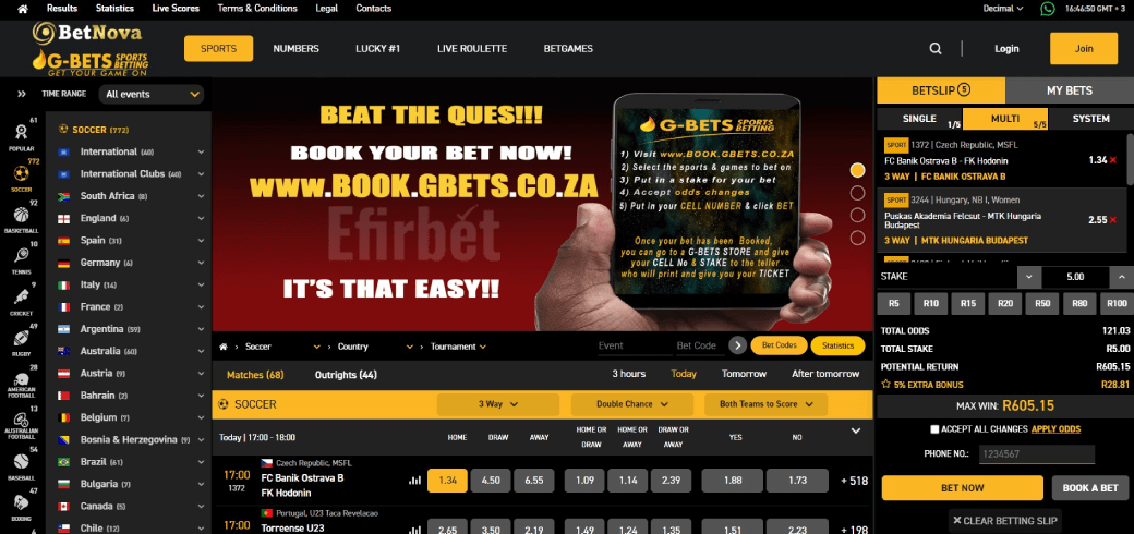 Book a Bet GBets