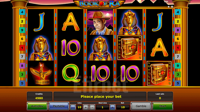 Book of ra casino game