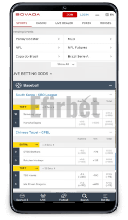 Bovada Sports Betting App