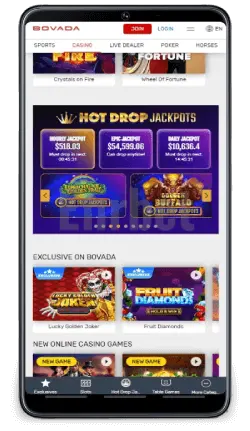 Bovada Mobile Casino Games