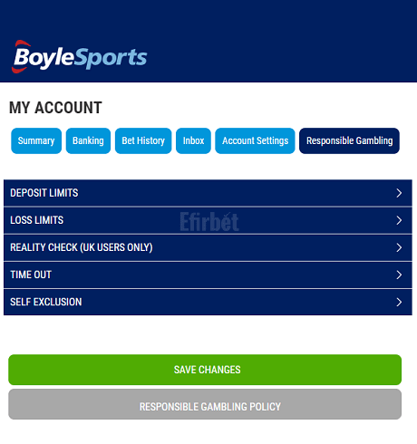 BoyleSports delete account
