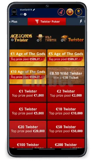 Boylesports app Androdi poker