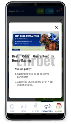 Boylesports app best odds guaranteed