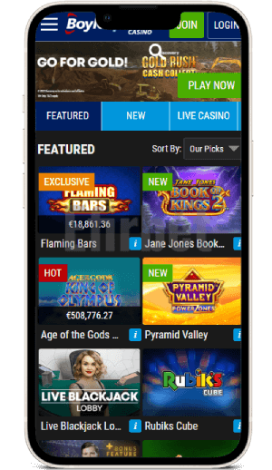 Boylesports mobile version casino