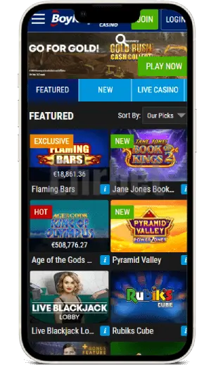 Boylesports mobile version casino