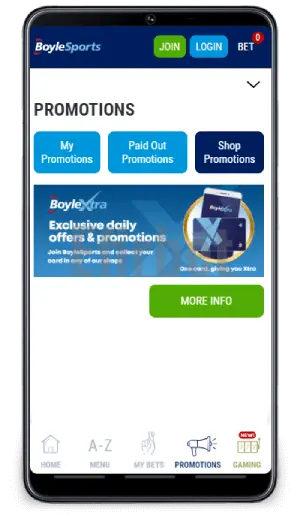 Boylesports app free bets
