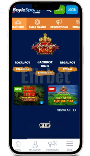 Boylesports app games