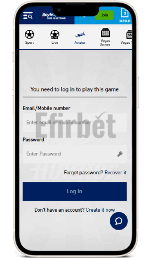 Boylesports app login