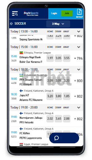Boylesports app sports betting