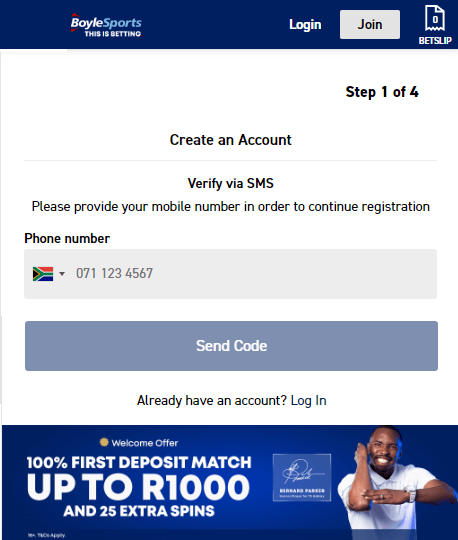 BoyleSports South Africa bonus code
