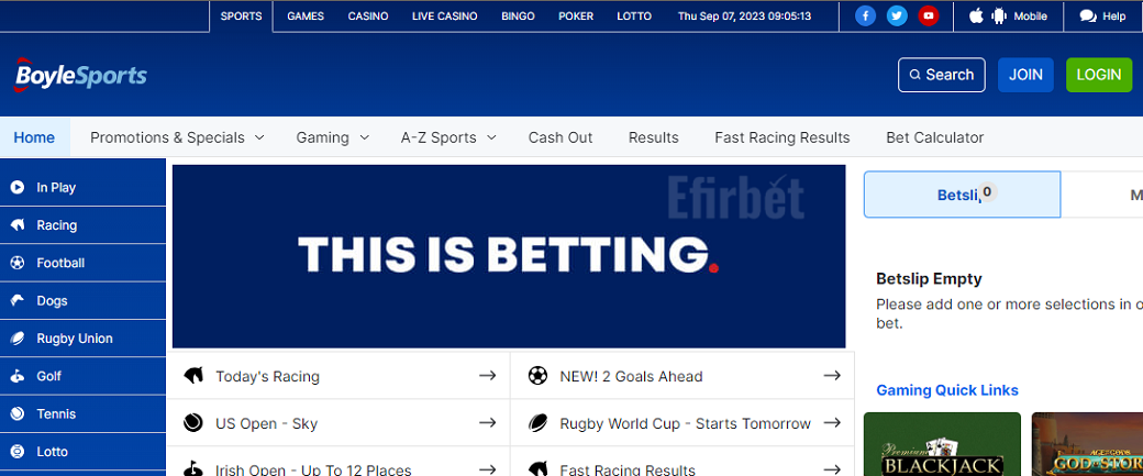 How to navigate to the 49s page - BoyleSports News & Betting Tips