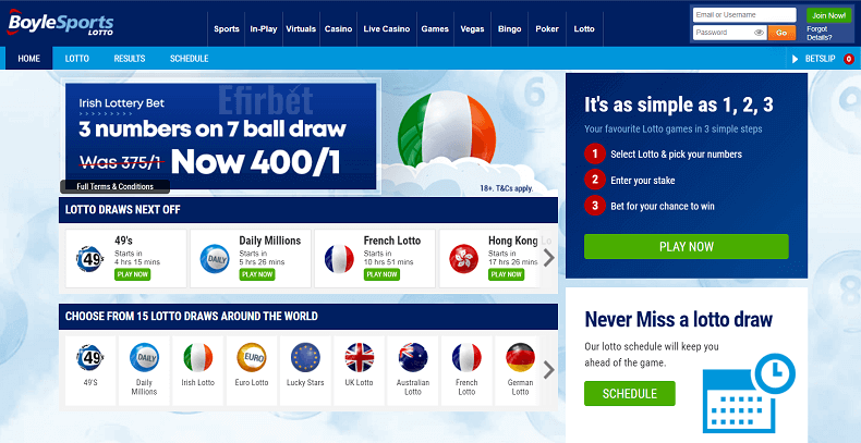 49s International Lotto Betting