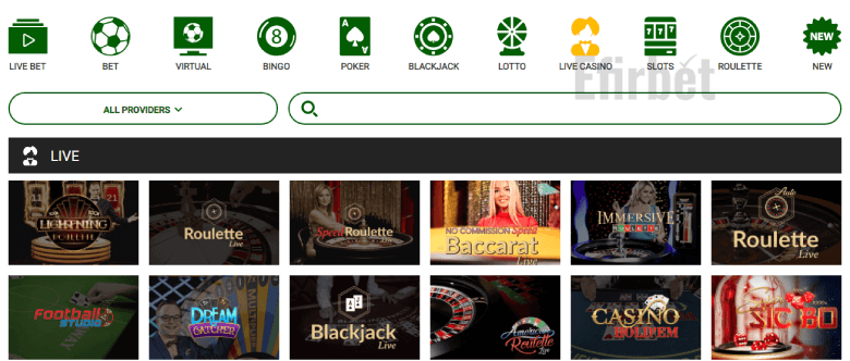 Brazino777 Live Casino